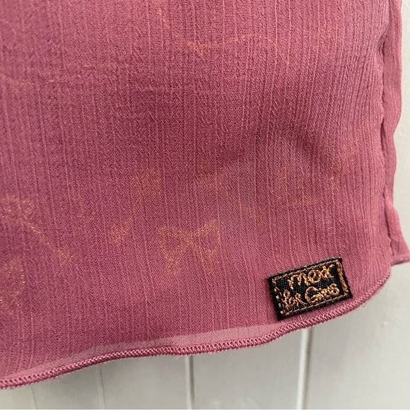 Mexx dusty rose ruffle dress Sz 7 - Picture 10 of 16